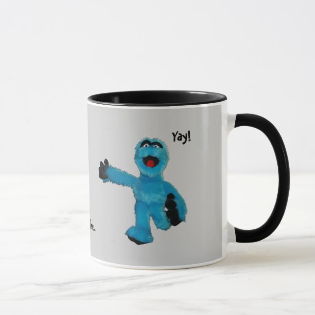 Taza Café del monstruo…, café…, café. ¡, Yay! (Derecha)