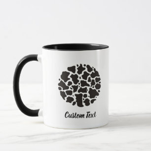 Taza Café del patrón de vaca Mug