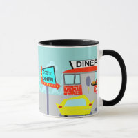 Café Diner de los años 50