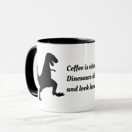 Taza Café dinosaurio