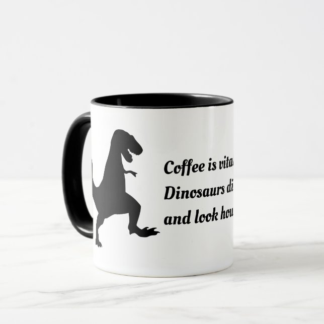 Taza Café dinosaurio (Anverso izquierdo)