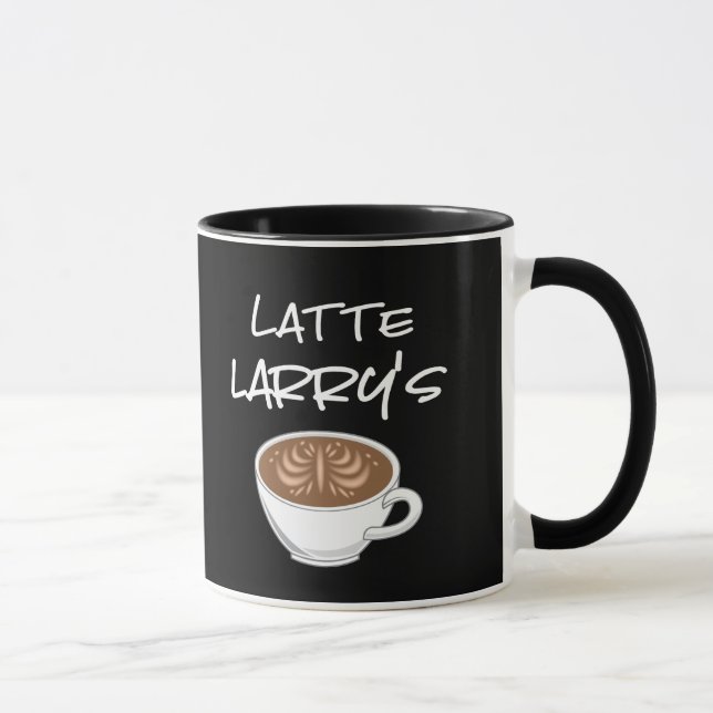 Taza Café Divertido de Latte Larry (Derecha)