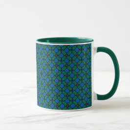Taza Café festivo, taquilla de Navidades, patrón holly