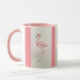 Taza Café Flamingo Rosa Mug