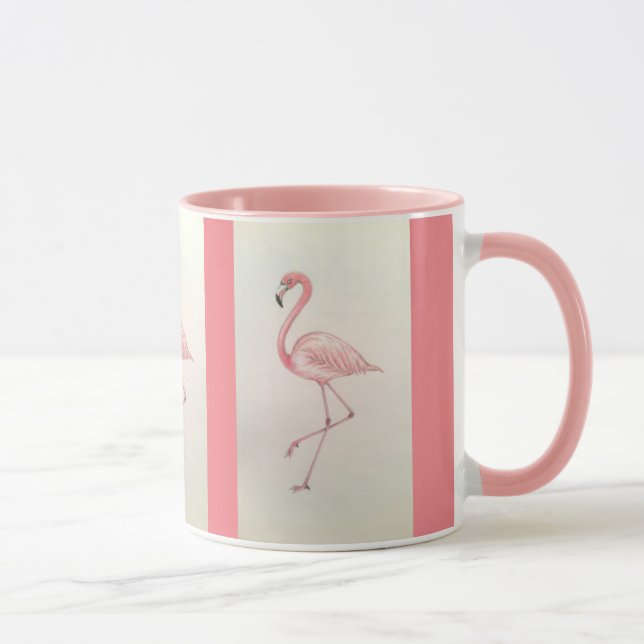 Taza Café Flamingo Rosa Mug (Derecha)