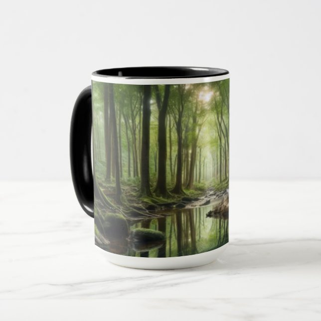 Taza Café forestal encantado (Anverso izquierdo)