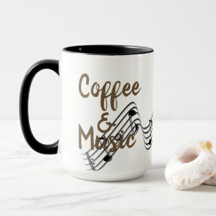 Taza Café Fresco y Música