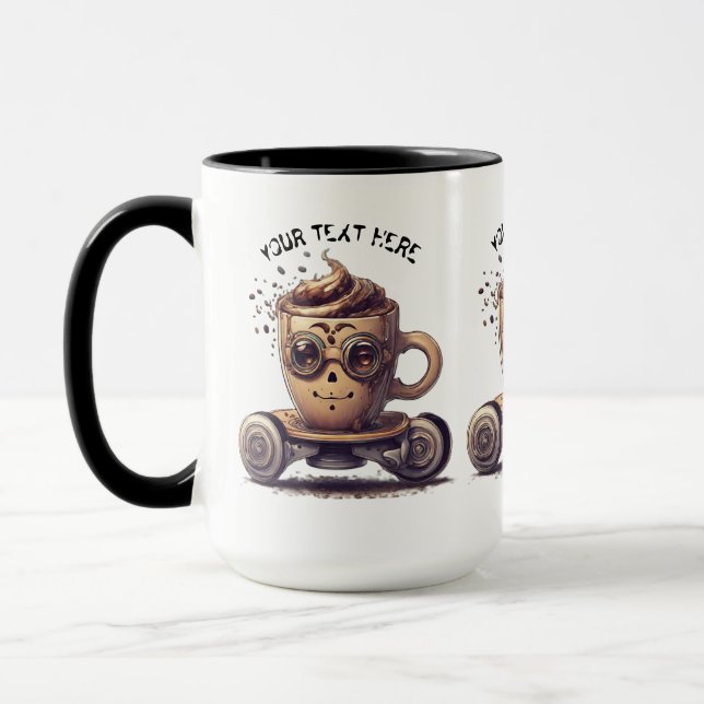 TAZA CAFÉ INTELECTUAL EN UN PATINADOR (Izquierda)