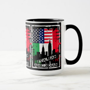 Taza Café italiano americano de Nueva York