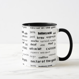 Taza Café Java Joe Mud Cafe Brew Decaf Tinta Lover Mug