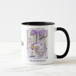 Taza Cafe Le Chien Combo Mug