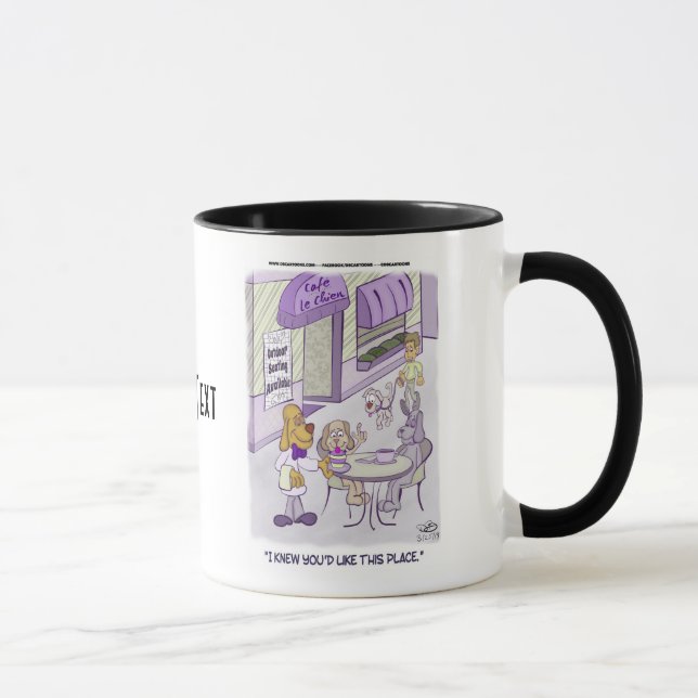 Taza Cafe Le Chien Combo Mug (Derecha)