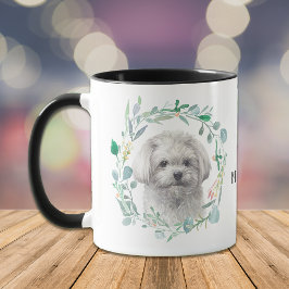 Taza Café maltés blanco lindo