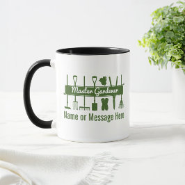 Taza Café Master Gardener personalizado y moderno