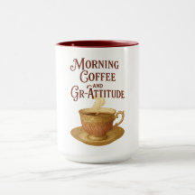Café matutino y Gr-Attitude Mug