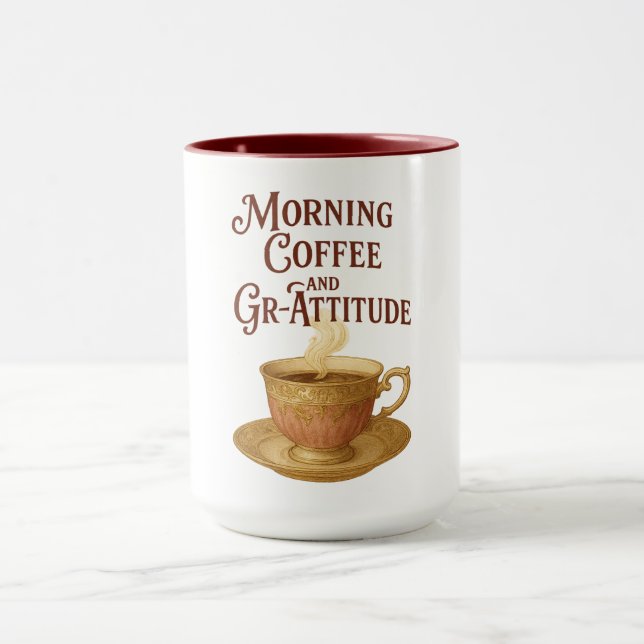 Taza Café matutino y Gr-Attitude Mug (Centro)