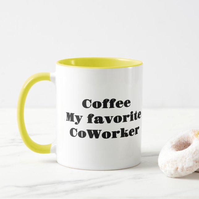 Taza Café Mi Coworker favorito (Con donut)