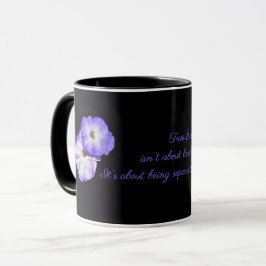 Taza Café morado de la amistad de Petunia