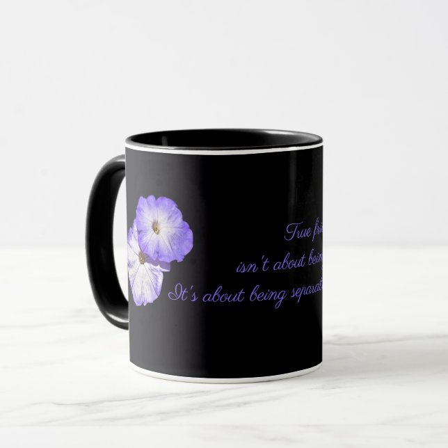 Taza Café morado de la amistad de Petunia (Anverso izquierdo)