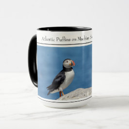 Taza Café Mug de los Puffins del Atlántico