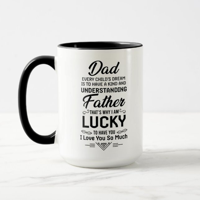 Taza Café Mug del Día del Padre (Izquierda)