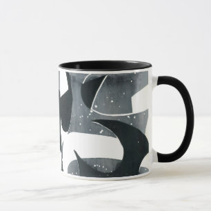 Taza Café Mug - Resumen de diseño, 'Blades'