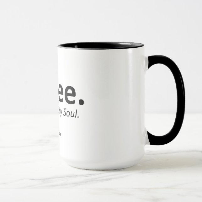 Taza Café, negro de 15 onzas (Derecha)