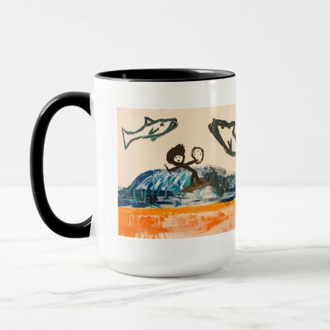 Taza Café negro de los tiburones (Izquierda)