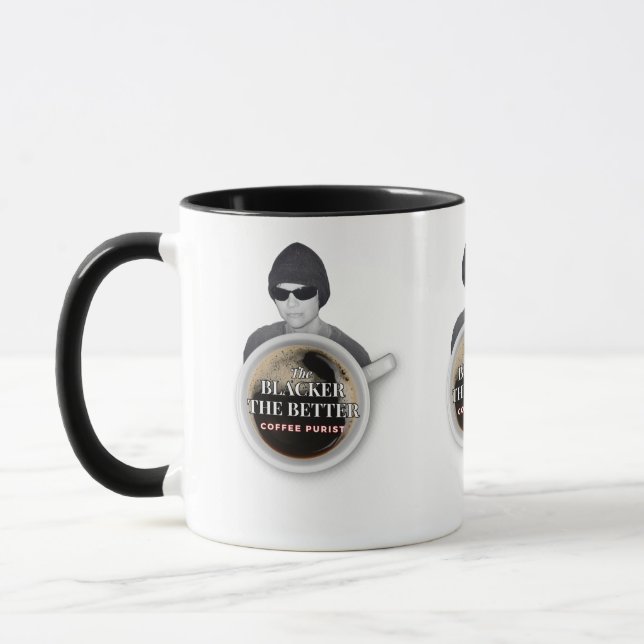 Taza ¡Café negro Thug Mug! (Izquierda)