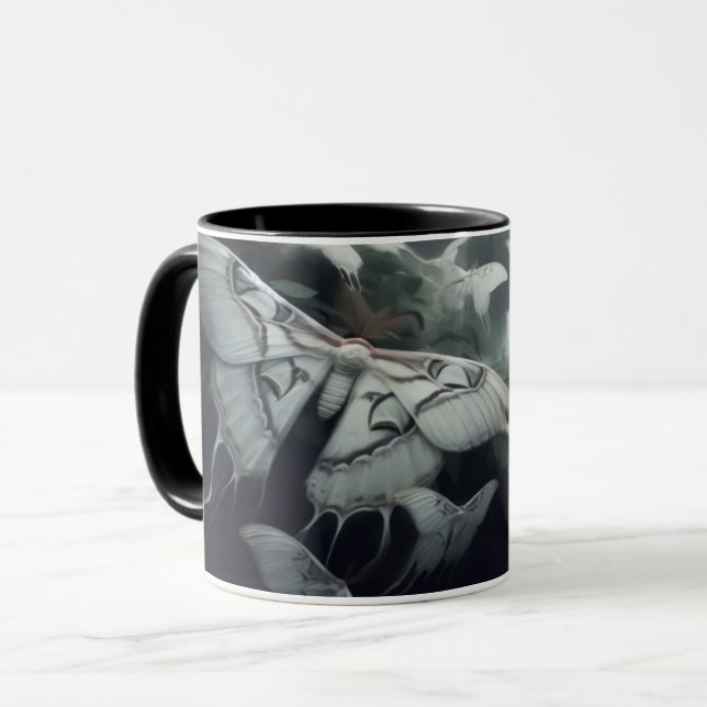 Taza Café negro y blanco (Anverso izquierdo)