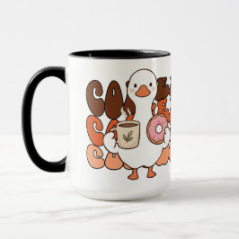Taza Café o té de pato lindo 