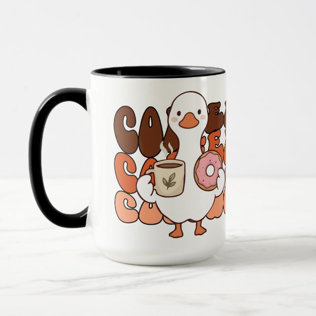 Taza Café o té de pato lindo  (Izquierda)
