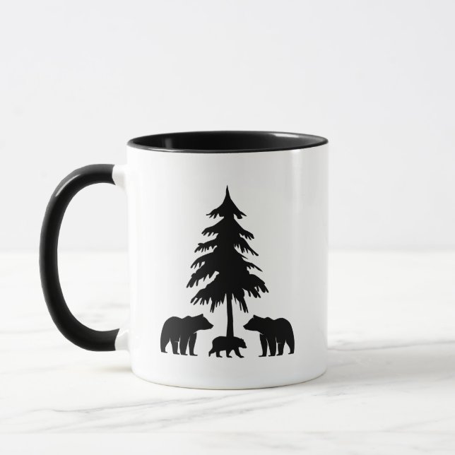 Taza Café Osos en la Madera (Izquierda)