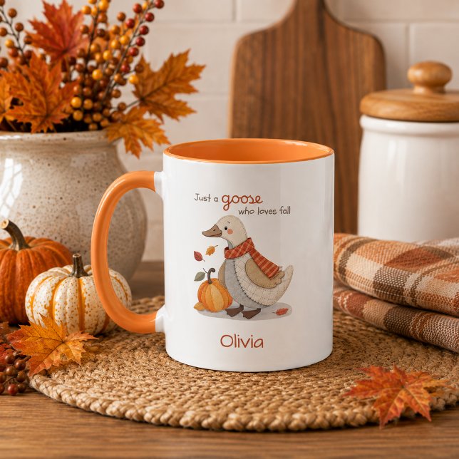 Taza Café Otoñal de Granja Caprichosa de Ganso (Subido por el creador)