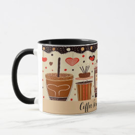 Taza Café Para Mi Dibujo De San Valentín Cuto No2