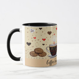 Taza Café Para Mi Dibujo De Valentine Cute N°5