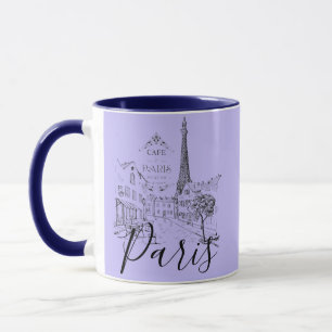 Taza Cafe Paris Coffee Mug