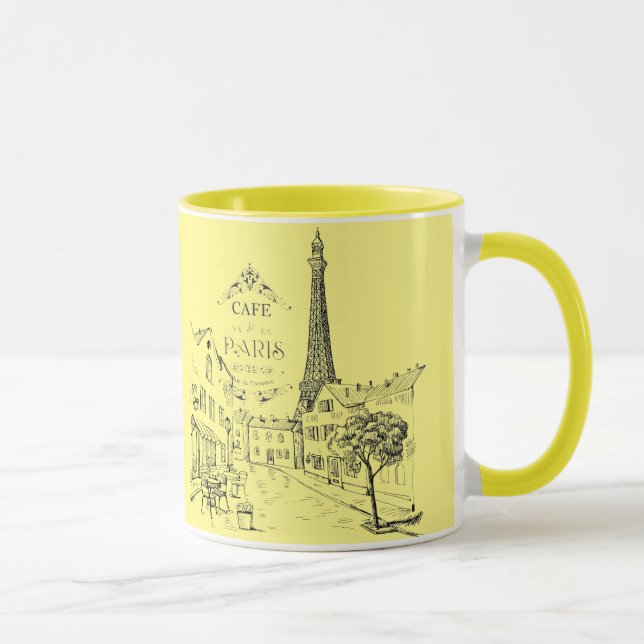 Taza Cafe Paris Dos Tone Coffee Mug (Derecha)
