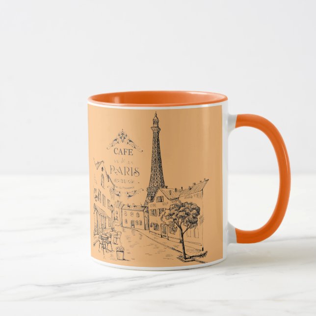 Taza Cafe Paris Dos Tone Coffee Mug (Derecha)