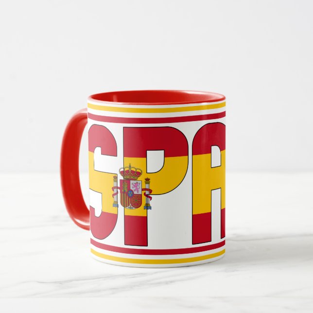 Taza Café Patriótico de Bandera Nacional de España (Anverso izquierdo)