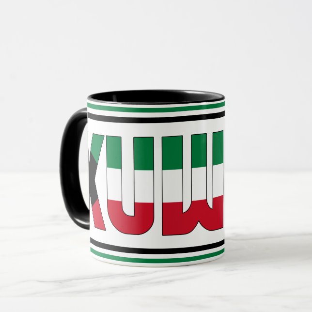 Taza Café patriótico de bandera nacional de las Islas d (Anverso izquierdo)