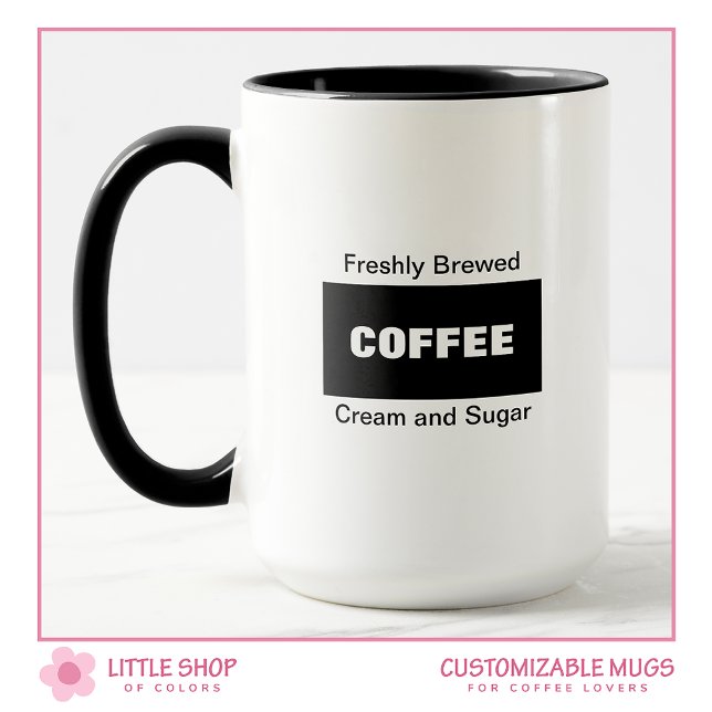 Taza Café personalizable recién hecho (Subido por el creador)