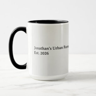 Taza Café Personalizado con Huevo Manchado Artesanal