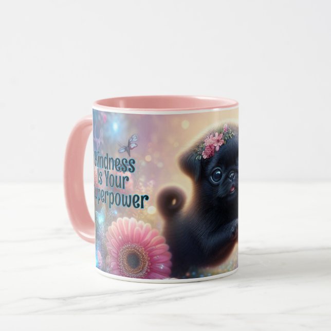 Taza Café personalizado: nombre o mensaje personalizado (Anverso izquierdo)