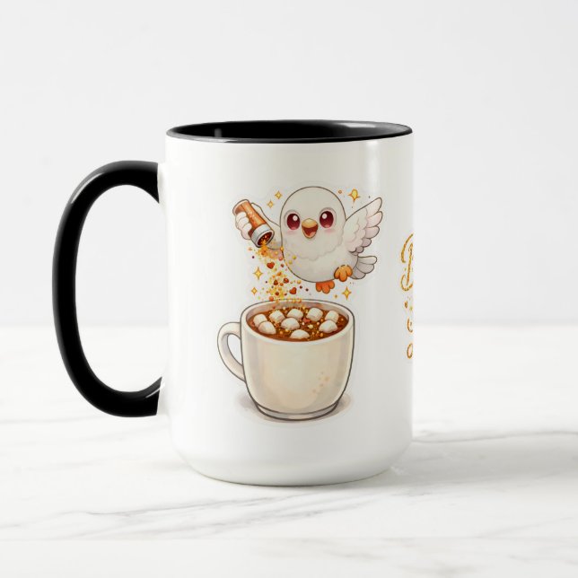 Taza Café Pidgy Glitter v1 (Izquierda)