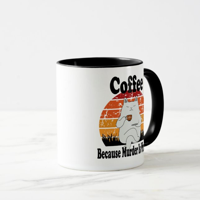 Taza Café Porque El Asesinato Está Equivocado (Anverso derecho)