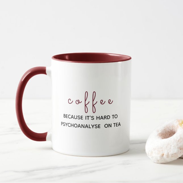 Taza Café: Porque es difícil psicoanalizar el té (Con donut)