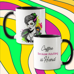 Taza Café, porque ser adulto es difícil   Humor sarcást