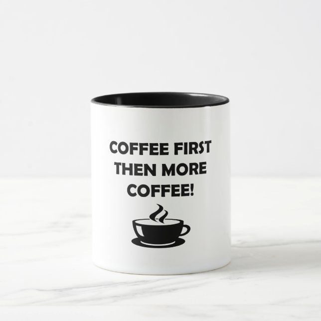 Taza ¡Café primero! (Centro)