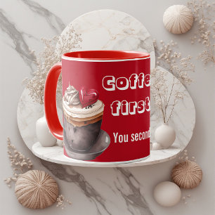 Taza Café Primero Tú Segundo Tipografía Excéntrica Roma